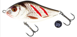 SALMO SLIDER 12cm WOUNDED REAL GREY SHINER S