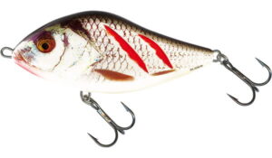 SALMO SLIDER 5CM WOUNDED REAL GREY SHINER S